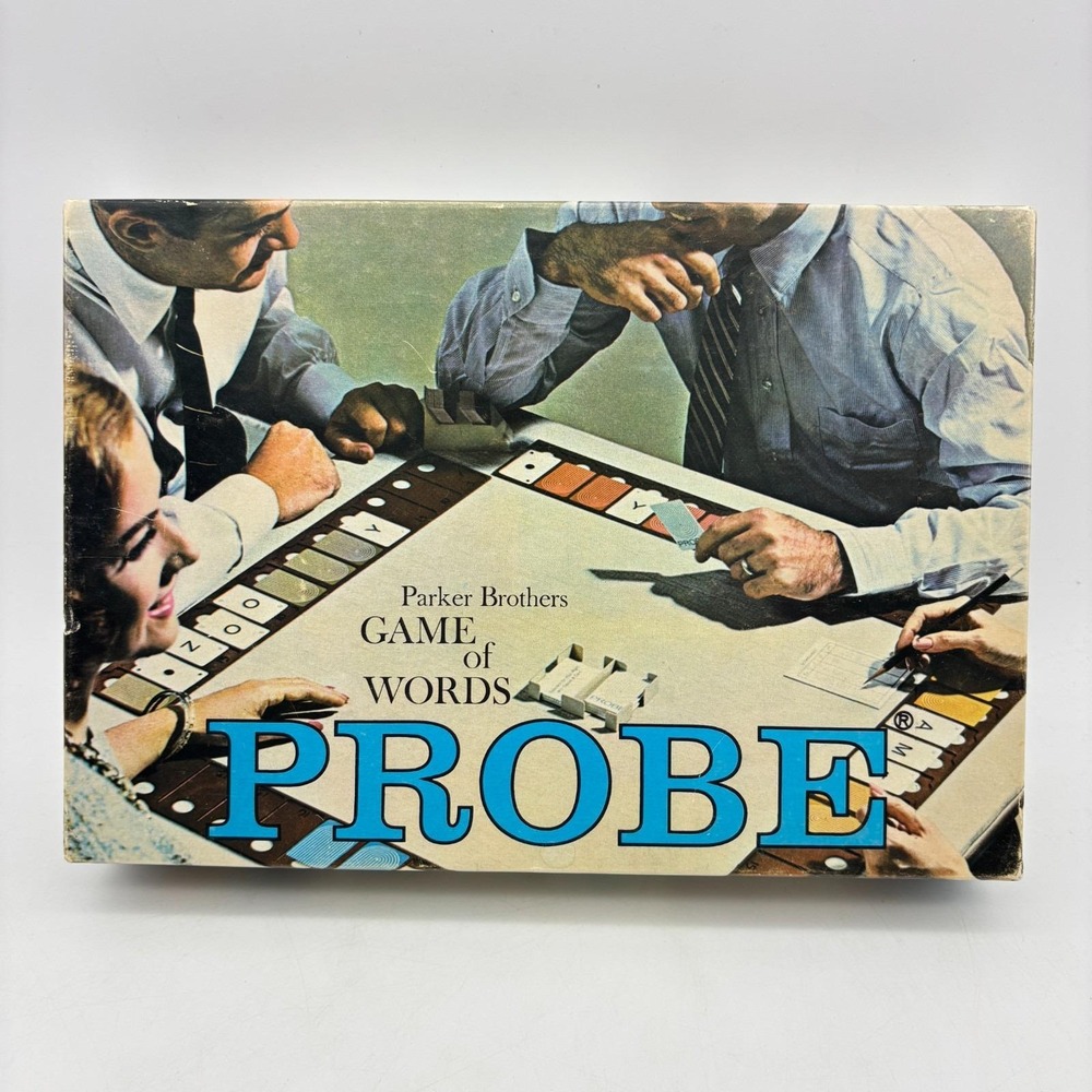 VINTAGE Probe COMPLETE Parker Brothers 1964 Classic Word Party Game